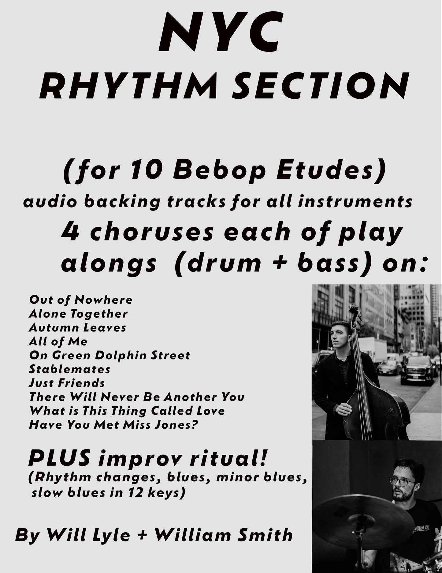 NYC rhythm section - NEW play along backing practice tracks!